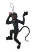 Siyah Renk Yumuşak Plastik Şaka Şempanze Maymun Anahtarlık Şaka Malzemesi  ( )