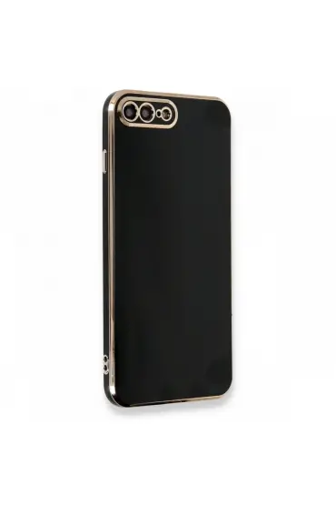  942 İphone 7 Plus Kılıf Volet Silikon - Ürün Rengi : Siyah