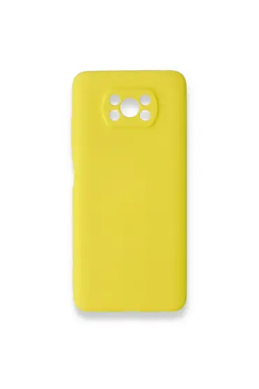  942 Xiaomi Pocophone X3 Pro Kılıf Nano İçi Kadife  Silikon - Ürün Rengi : Pudra