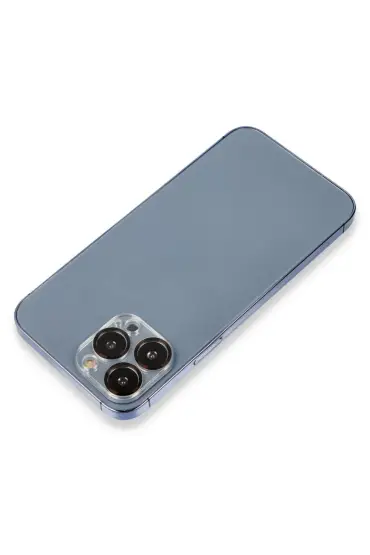  942 İphone 12 Pro Metal Kamera Lens Koruma Cam - Ürün Rengi : Açık Yeşil