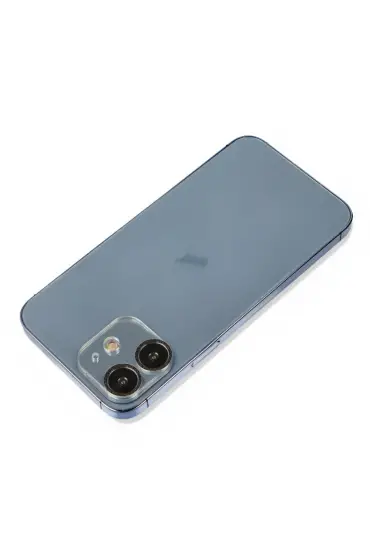 942 İphone 12 Mini Shine Kamera Lens Koruma Cam - Ürün Rengi : Gümüş