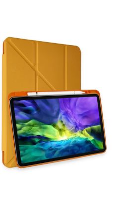  942 İpad Air 5 (2022) Kılıf Kalemlikli Mars Tablet Kılıfı - Ürün Rengi : Mor