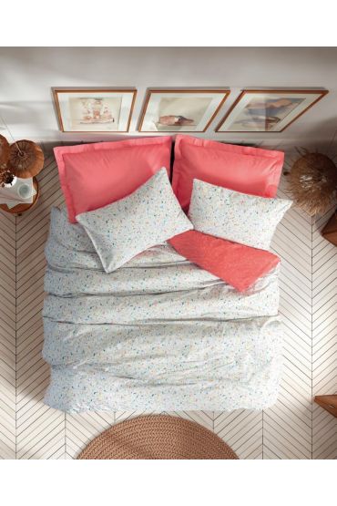 Petite Çift Kişilik Nevresim Takımı Messy Mercan