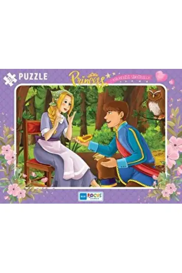 Blue Focus 72 Parça Puzzle Princess Külkedisi Sindirella
