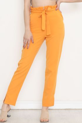  275 Kemerli Pantolon Turuncu