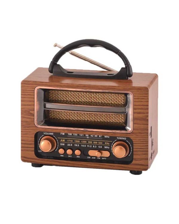 Usb Tf Am Fm Sw Bluetooh Connect Tws Usb Şarj Nostaljik Radyo Rt-721