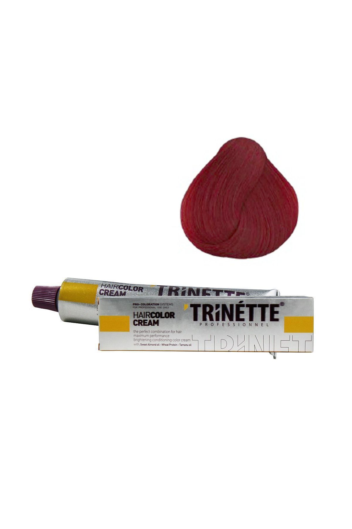 Trinette Tüp Boya 8.66 Lal Kızıl 60 ml x 4 Adet + Sıvı Oksidan 4 Adet