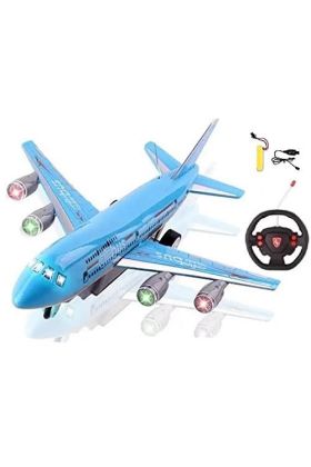  505 Uzaktan Kumandalı Sesli ve Işıklı Yolcu Uçak 28 Cm