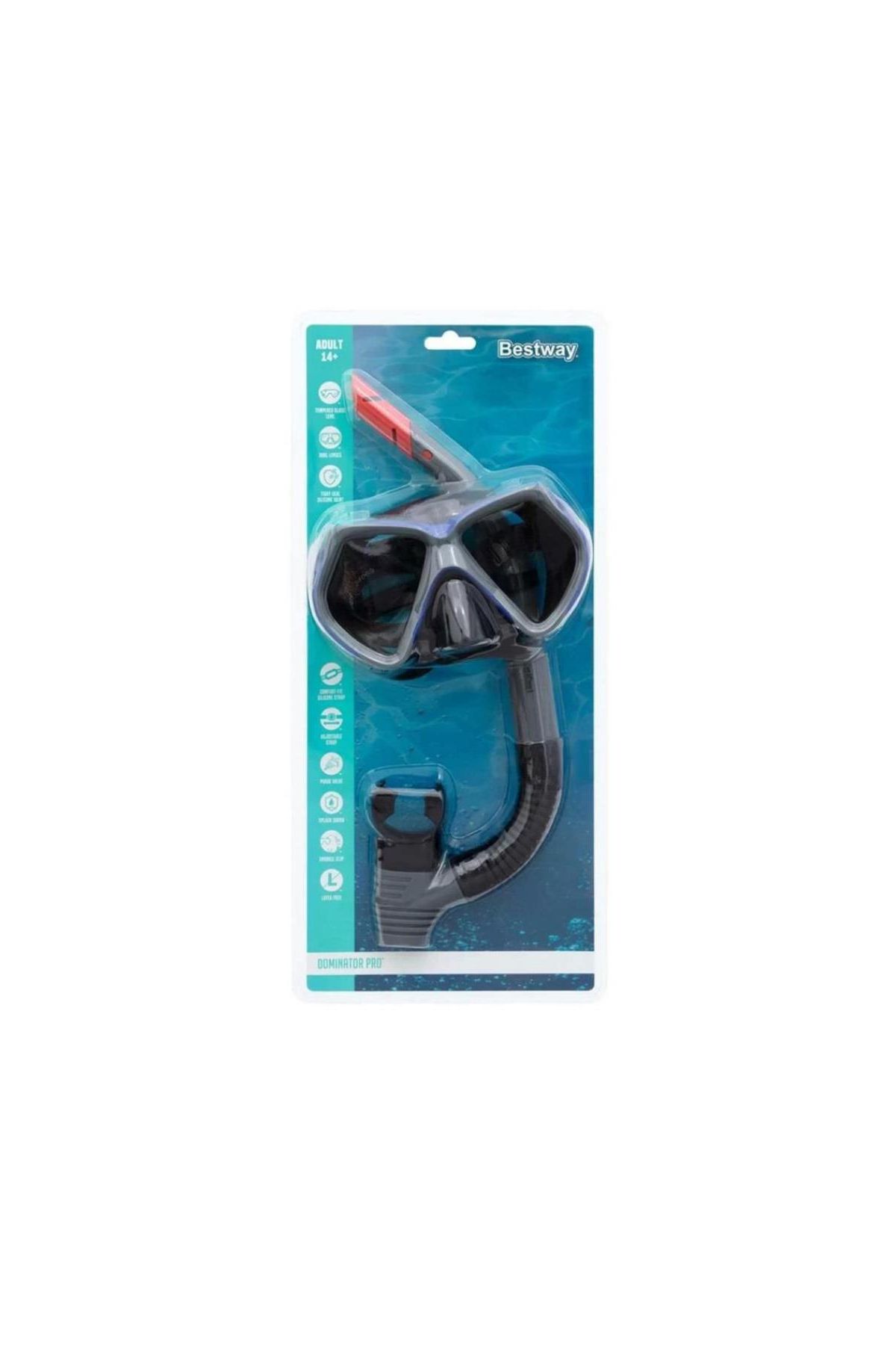505 - BESTWAY MASKE SNORKEL TEMP SILIKON 6