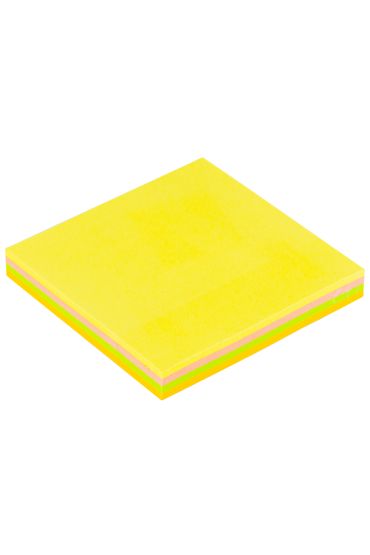 Bigpoint Yapışkanlı Not Kağıdı 75x75mm Neon 4 Renkli 12'li Paket
