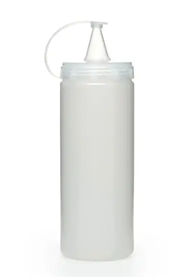  174 Şeffaf Sos Şişesi  - 400 ML  (3 Adet )