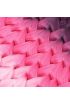 Afro Örgüsü Ve Rasta İçin Sentetik Renk Geçişli Saç / Koyu Pembe / Pembe / Açık Pembe /  ( 175)