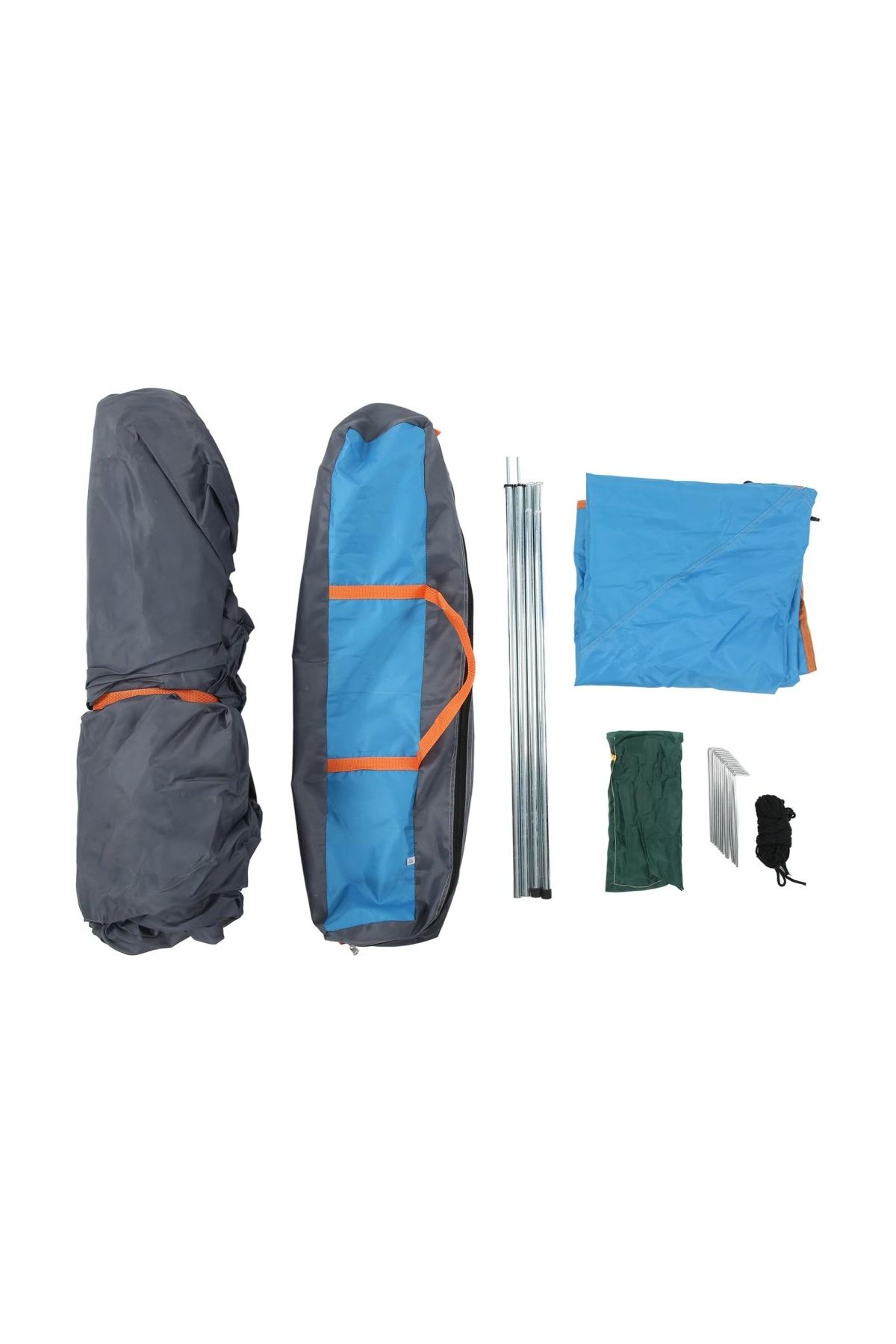 Tam Otomatik Su Ve Rüzgar Geçirmez Gölgelikli Tenteli 6 Kişilik Kamp Çadırı 240*240*155 Cm