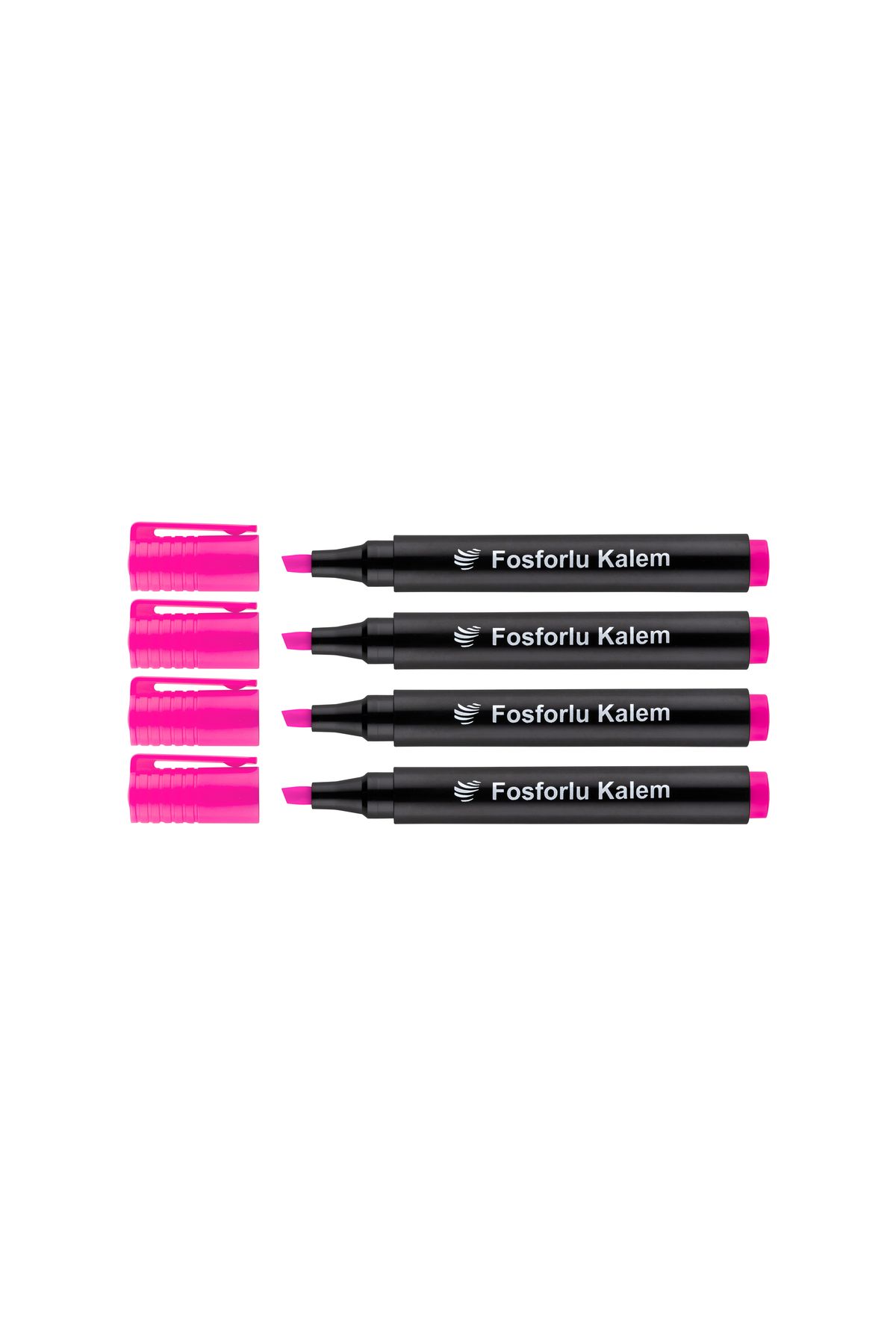 Lotte Fosforlu Kalem 4'lü Pembe x 12 Set