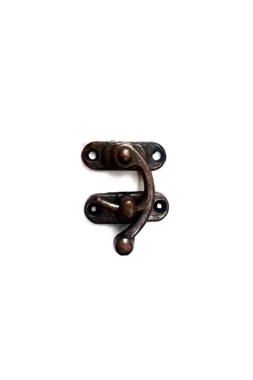 Yay Gözü, Ahşap Kutu Klipsi - Küçük 28x33 mm, Antik, 100 Adet