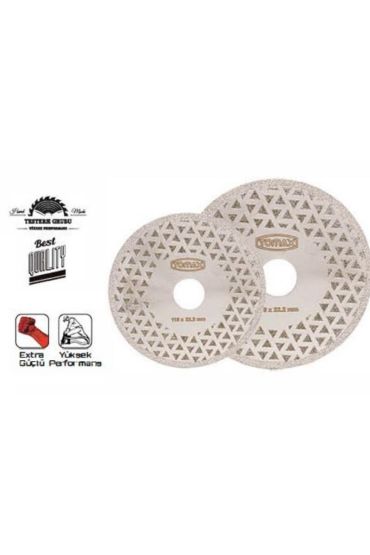 Elektrolize Elmas Kesici Flanşlı Disk - 180 mm