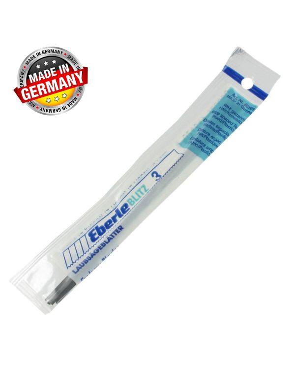 Eberle Blitz Düz Ahşap Plastik Kıl Testere Ağzı No:5 - 12 Adet