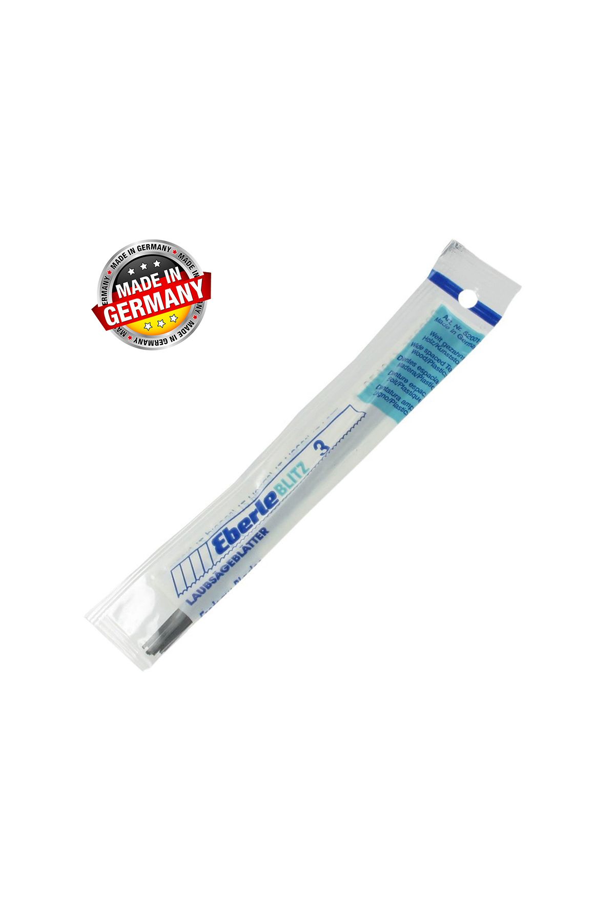 Eberle Blitz Düz Ahşap Plastik Kıl Testere Ağzı No:5 - 144 Adet