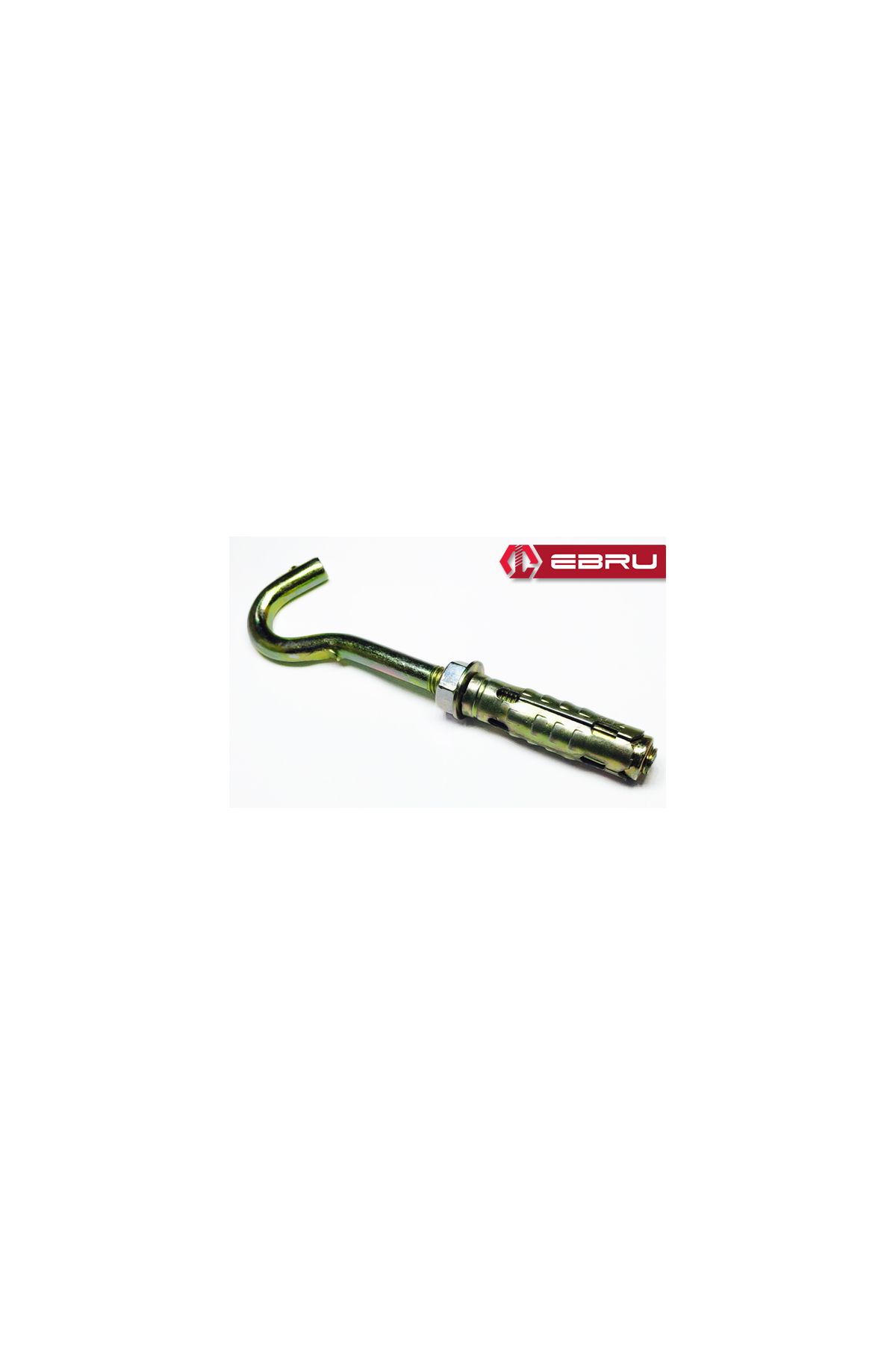 Gömlekli Kancalı Çelik Dübel M10 - 5 Adet