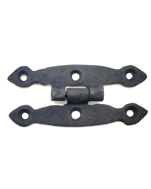 Antika Tarz Dekoratif Pirinç Dar Menteşe - 75x39 mm, Oksit