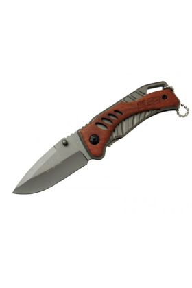 Buck X61 Ahşap Çakı 15,5 cm Manuel, Kemerlikli