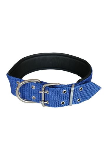 İri Irk Köpek Boyun Tasması 5 x 80 cm Mavi