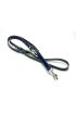 Ayarlanabilir Seri Deri Köpek Gezdirme Kayışı 2,5 x 12-90 cm Mavi