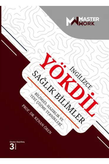 İNGİLİZCE YÖKDİL SAĞLIK BİLİMLERİ / Bilimsel Hazırlık ve Test Çözme Teknikleri