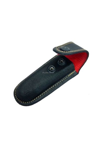 Hakiki Deri Çakı Kılıfı No:3 - 13 cm, Kemerlikli