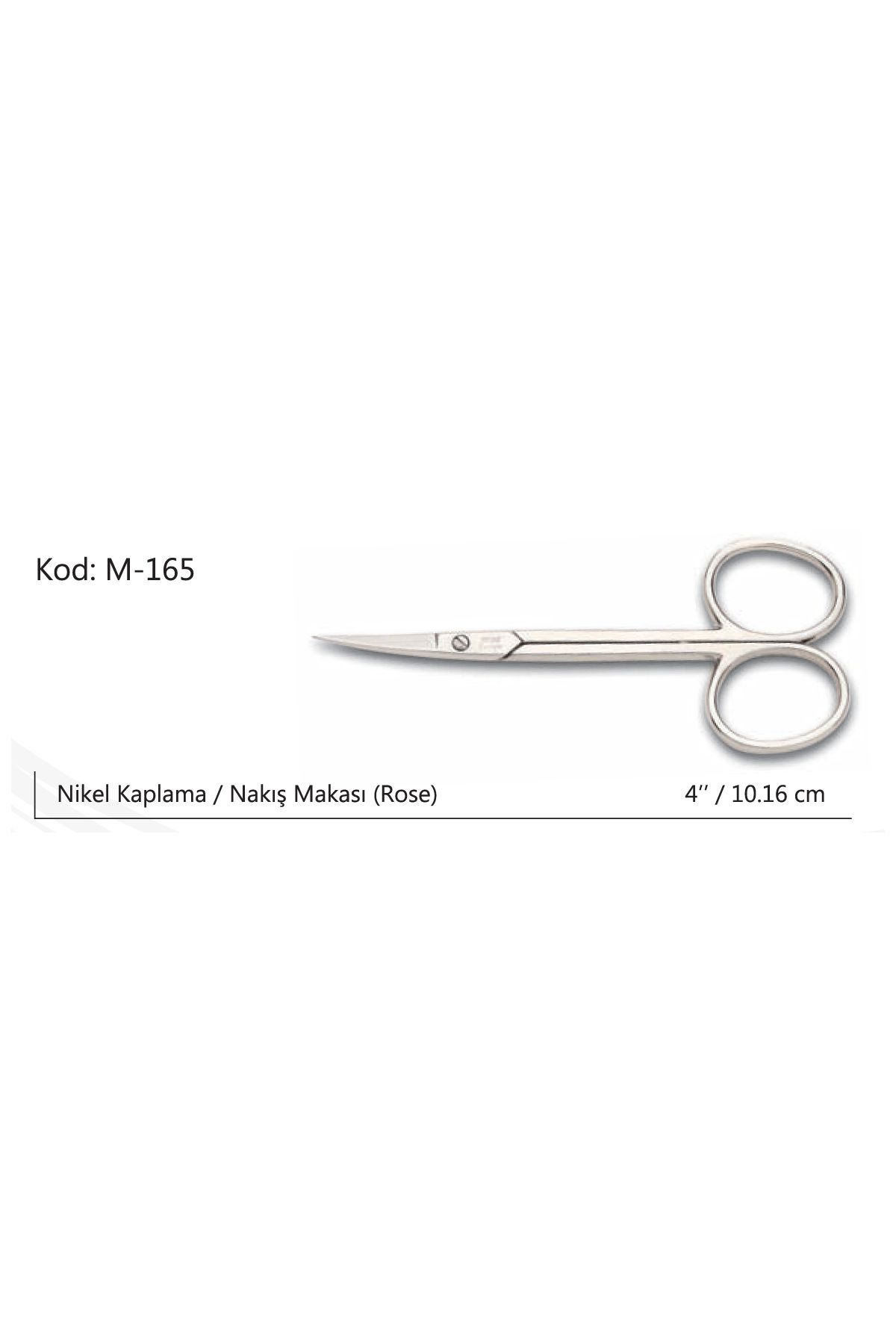 Rose Europe Nakış Makası Süper Kalite No:4 10,16 CM