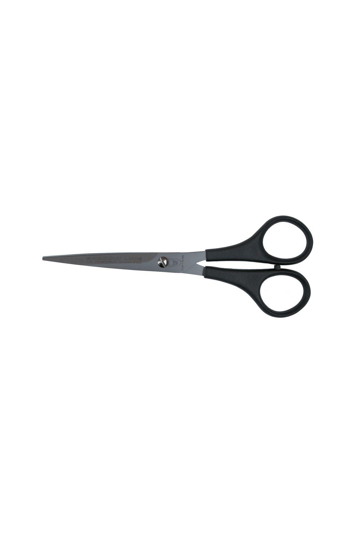 Shadow Line 2215 M-528 Plastik Saplı Düz Makas No: 6 inç / 15,24 cm - Paslanmaz Çelik