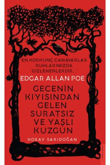 Edgar Allan Poe - Gecenin Kıyısından Gelen Suratsız ve Yaşlı Kuzgun  (4022)