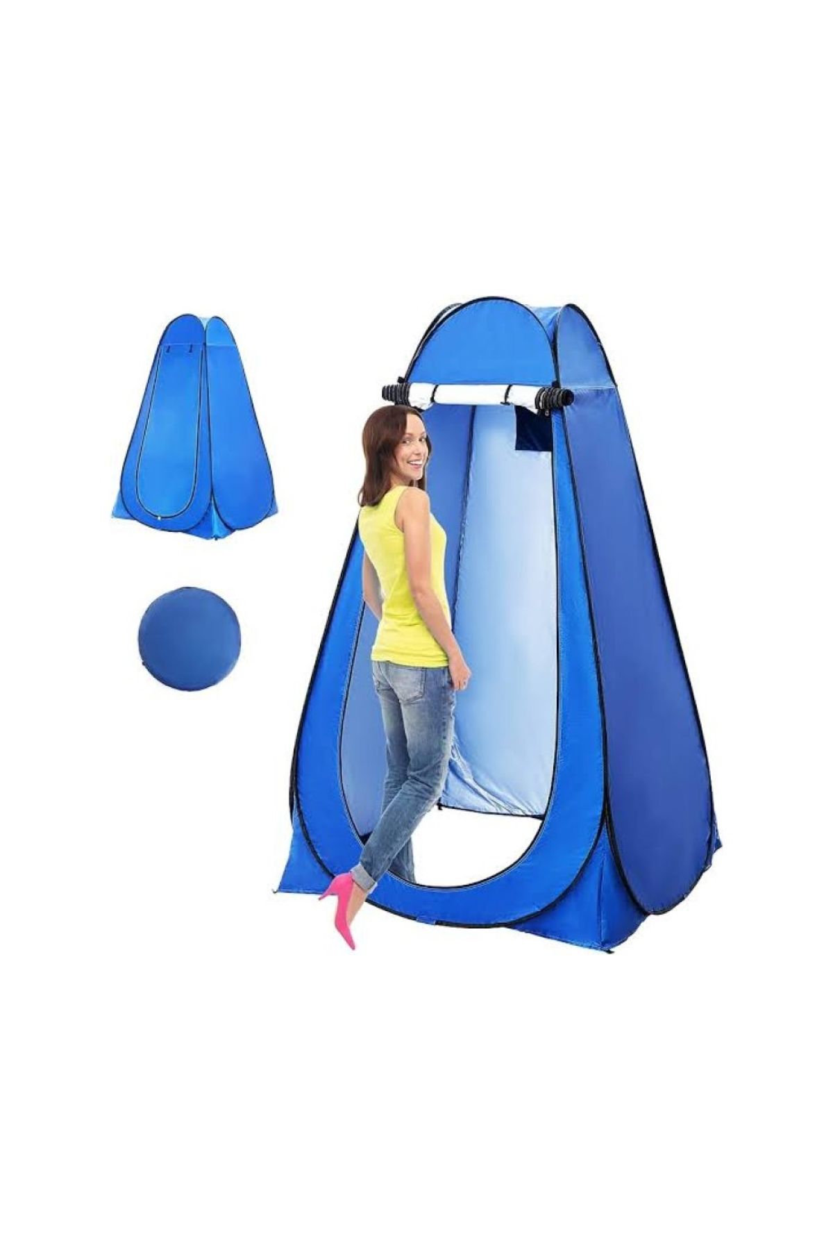 Kamp Otomatik Giyinme Ve Tuvalet Kabini 120 x 120 x 190 CM