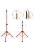 Kuaför Eğitim Mankeni İçin Metal Tripod / Turuncu + Taşıma Çantası