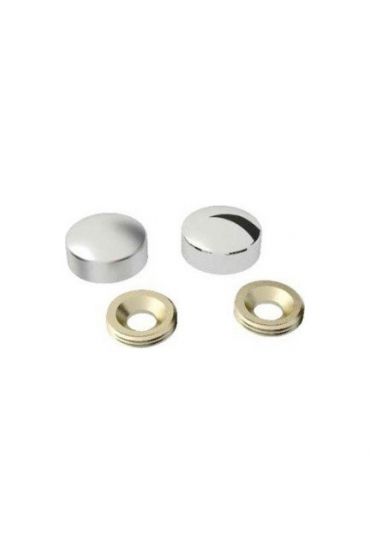 Vida Kapama Kapağı 15 mm, Krom - 10 Adet