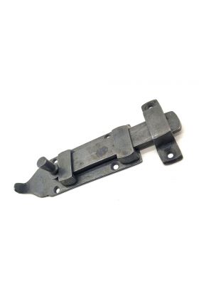 Antika Tarz Dekoratif Pirinç Yassı Kapı Sürgüsü - 35x145 mm, Oksit