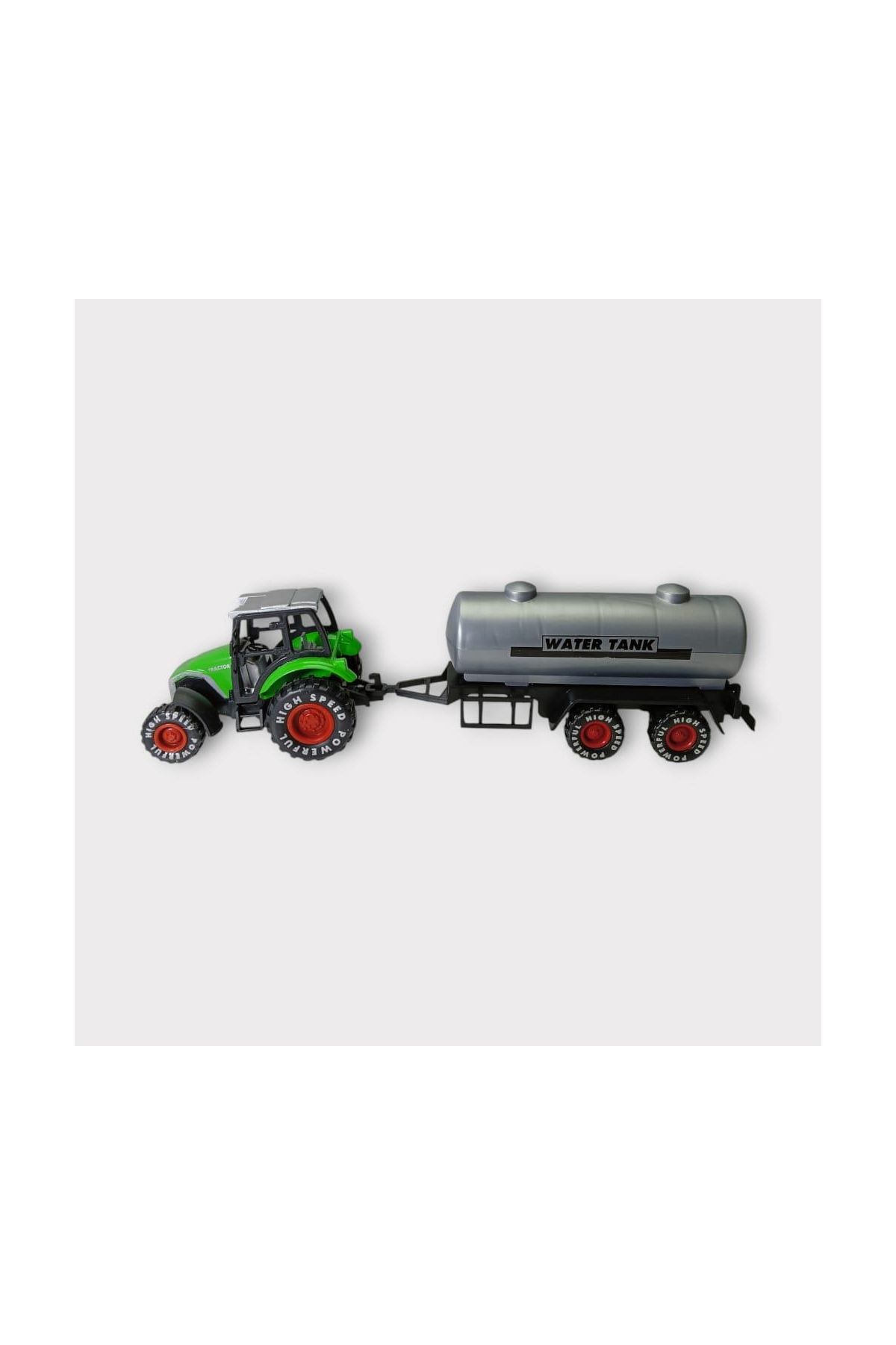 Çek Bırak Römorklu Traktör 25Cm - Yeşil Su Tankı