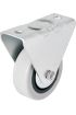Hts 106 - 50 mm Sabit Kapaklı Gri PVC Teker