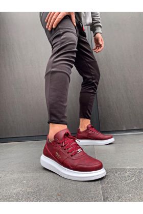  941  Yüksek Taban Günlük Ayakkabı  Bordo