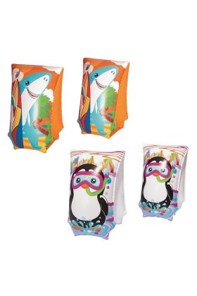  505 Kolluk Köpekbalığı & Penguen Desenli 30x15 Cm