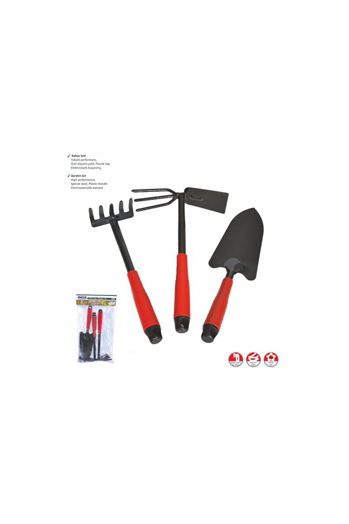 Desa Bahçe Seti - Kürek, Tırmık, Çapa
