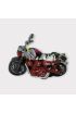 Çek Bırak Custom Motorsiklet 9 Cm - Kırmızı