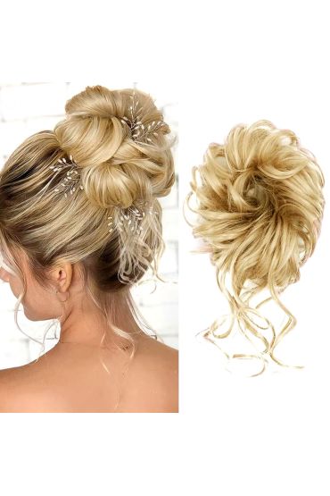 Saçlı Lastikli Kuyruklu Topuz Toka / Balköpüğü