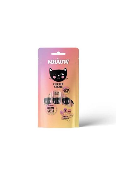 Mhauw Tavuklu Multi Vitaminli Kedi Ödül Maması 4x15 Gr