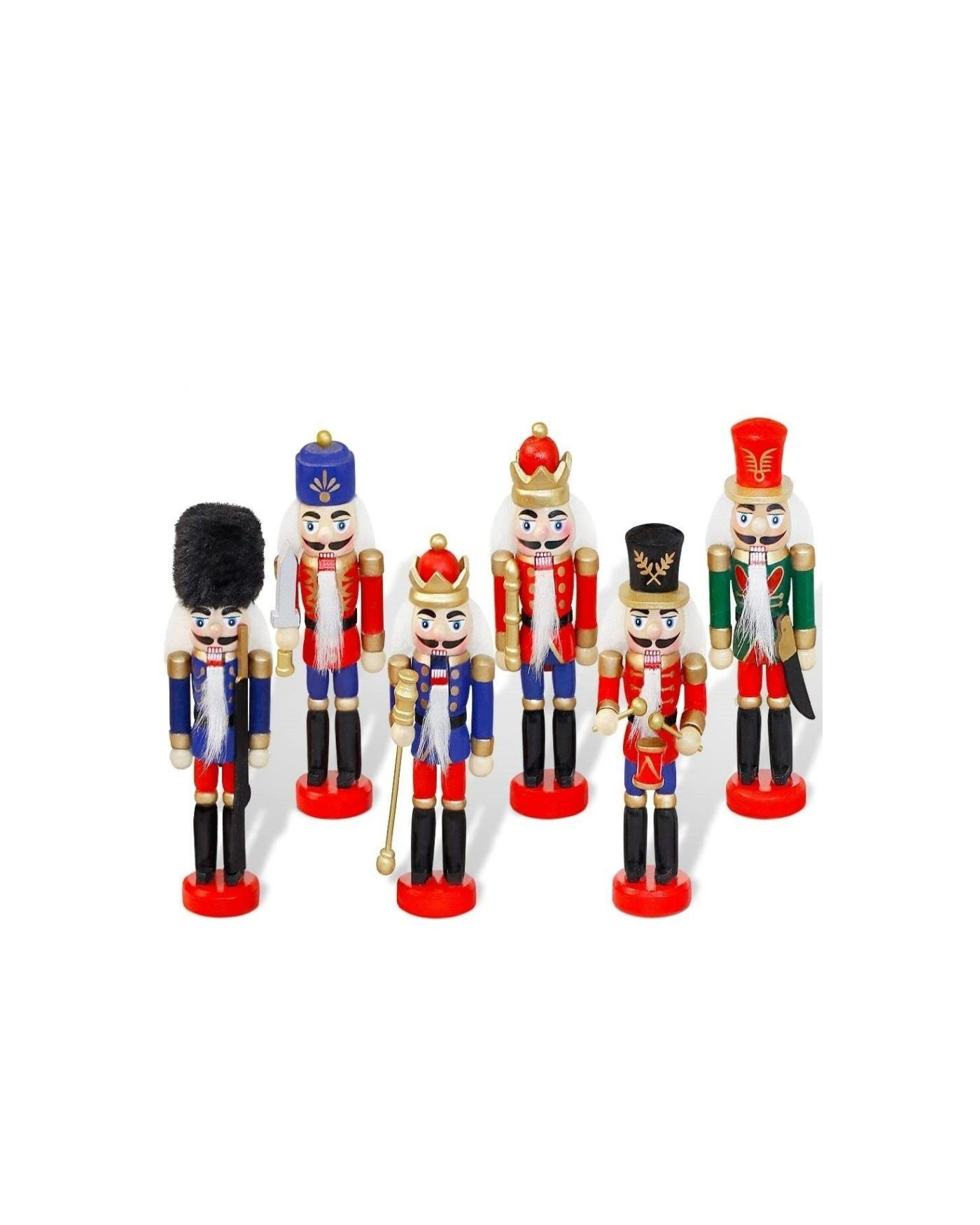 Kurşun Asker Ahşap Dekoratif Eşya 13 Cm 6 Lı Set