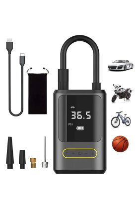 Kablosuz Oto Araç Mini 4000 mAh 150 PSI Işıklı Oto Hava Kompresörü KA-760