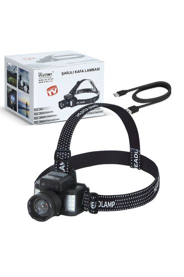 Sensörlü Cree TG Led Şarjlı Kafa Lambası WT-625