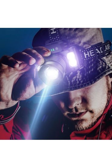 Sensörlü Cree TG Led Şarjlı Kafa Lambası WT-625