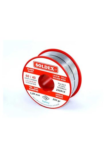60-40 Lehim Teli 200 Gr 0,75 mm - Sn:60 / Pb:40