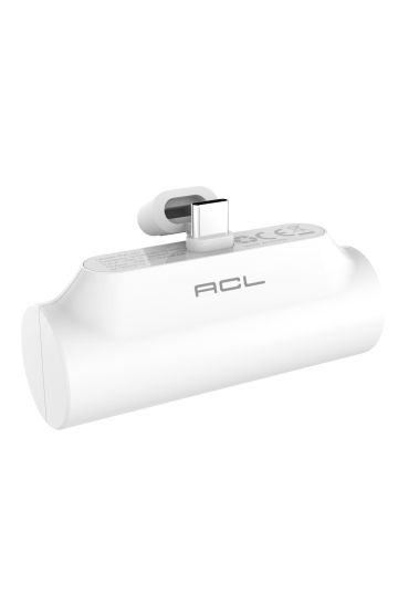 Super Mini Type-C Çıkışlı Mini Powerbank 5000 mAh PW93